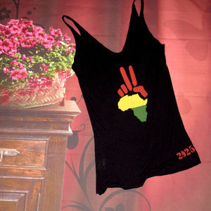 OMNI PEACE BY SIGNORELLI TANK TOP SZ 1 OR XS/S